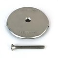 Watco Single-Hole Bath Overflow Plate Includes Overflow and Screw, Nickel 18001-BN